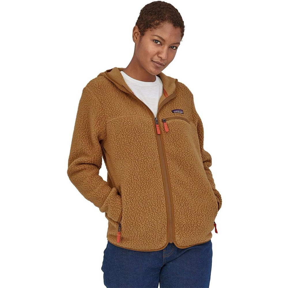 EUC Patagonia Retro Pile Hoodie | Size Medium | Color Nest Brown